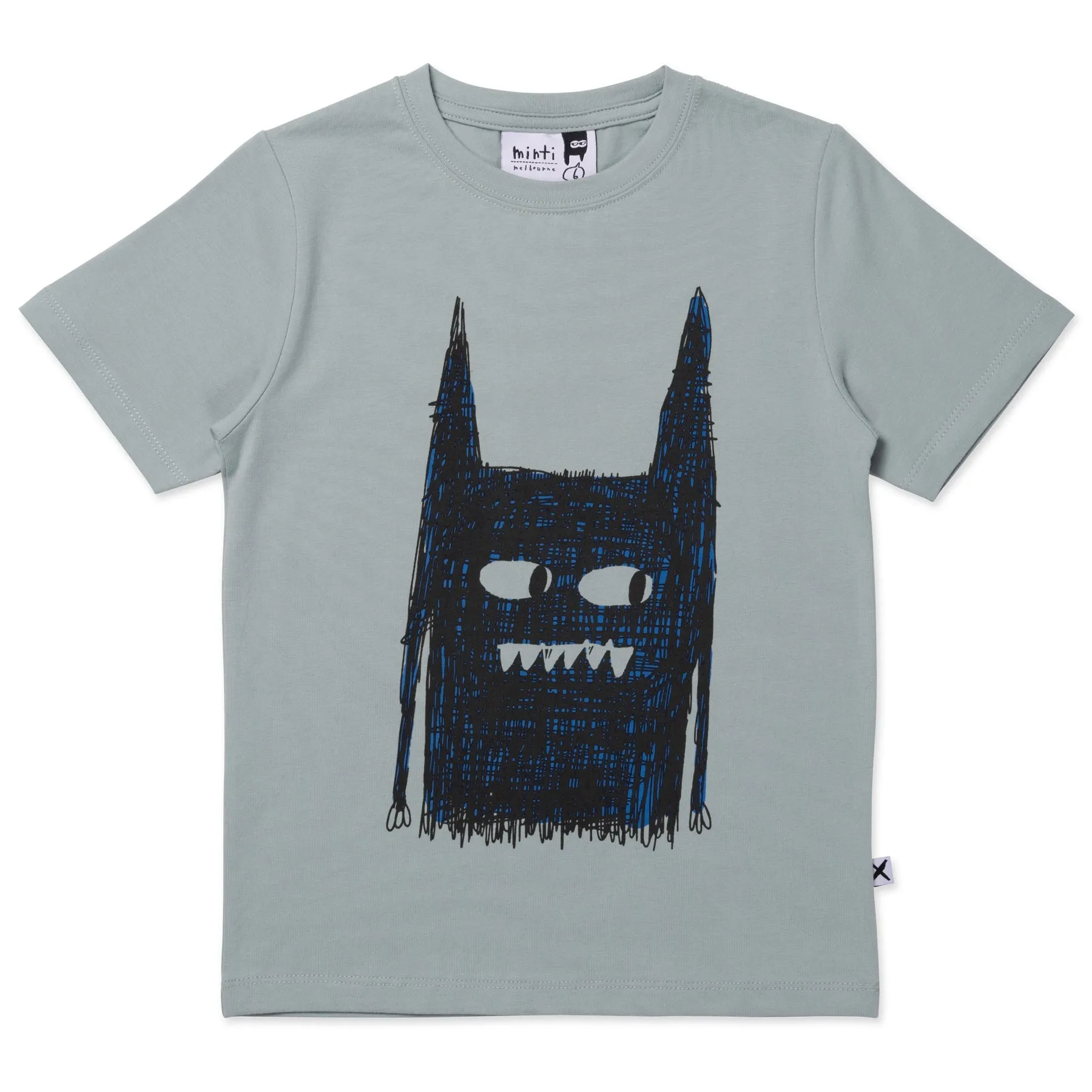 Scribble Monster Tee- Sage