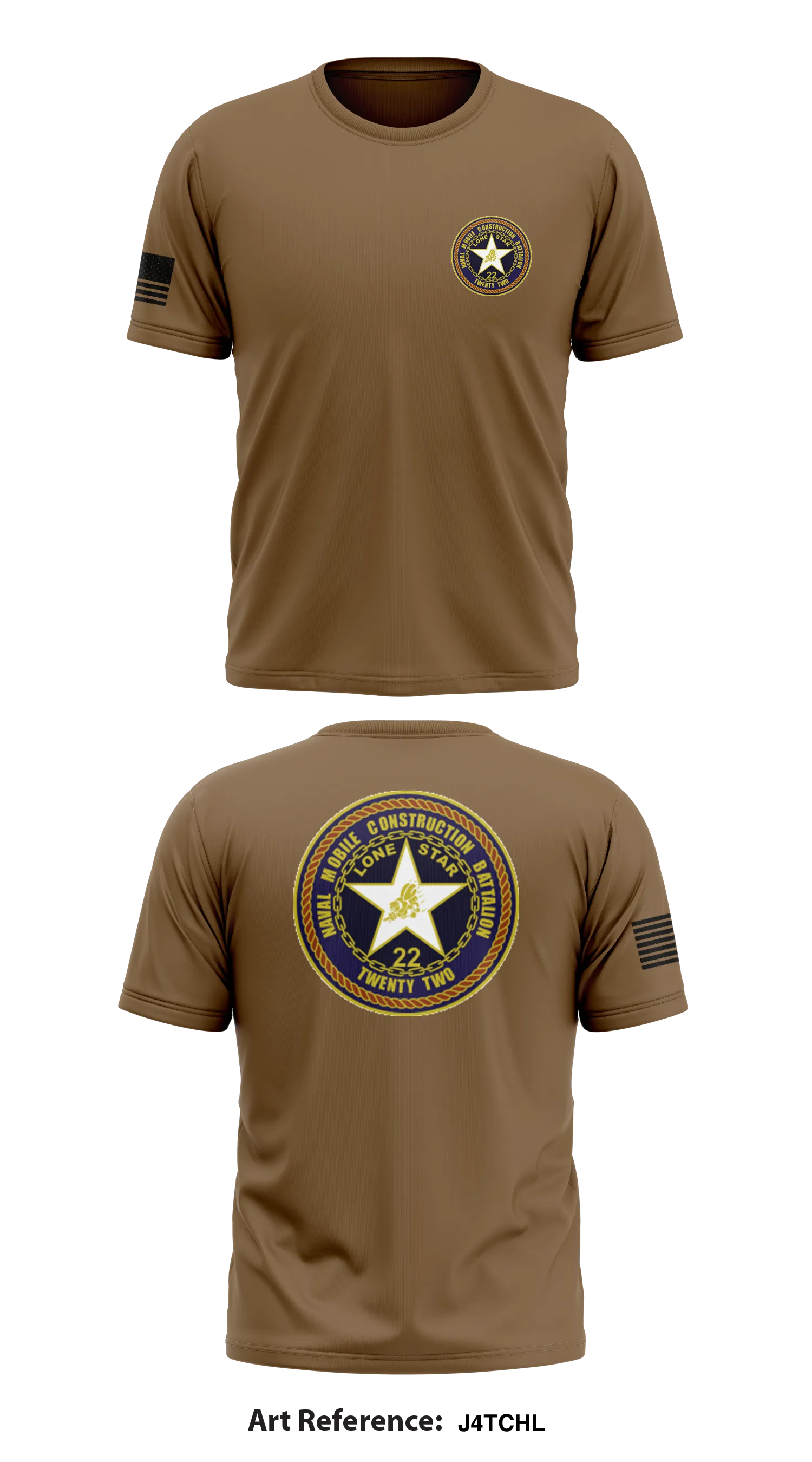 Seabees Store 2 Core Men's SS Performance Tee - J4tCHL