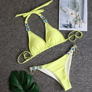Sexy Crystal Diamond Bikini 2