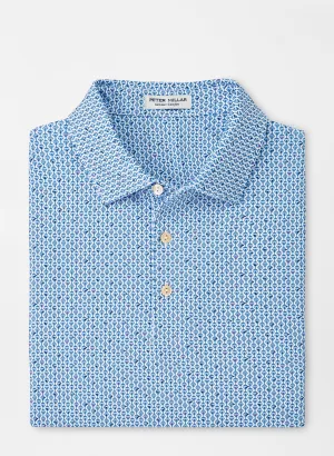 Shaken, Not Stirred Performance Jersey Polo- White