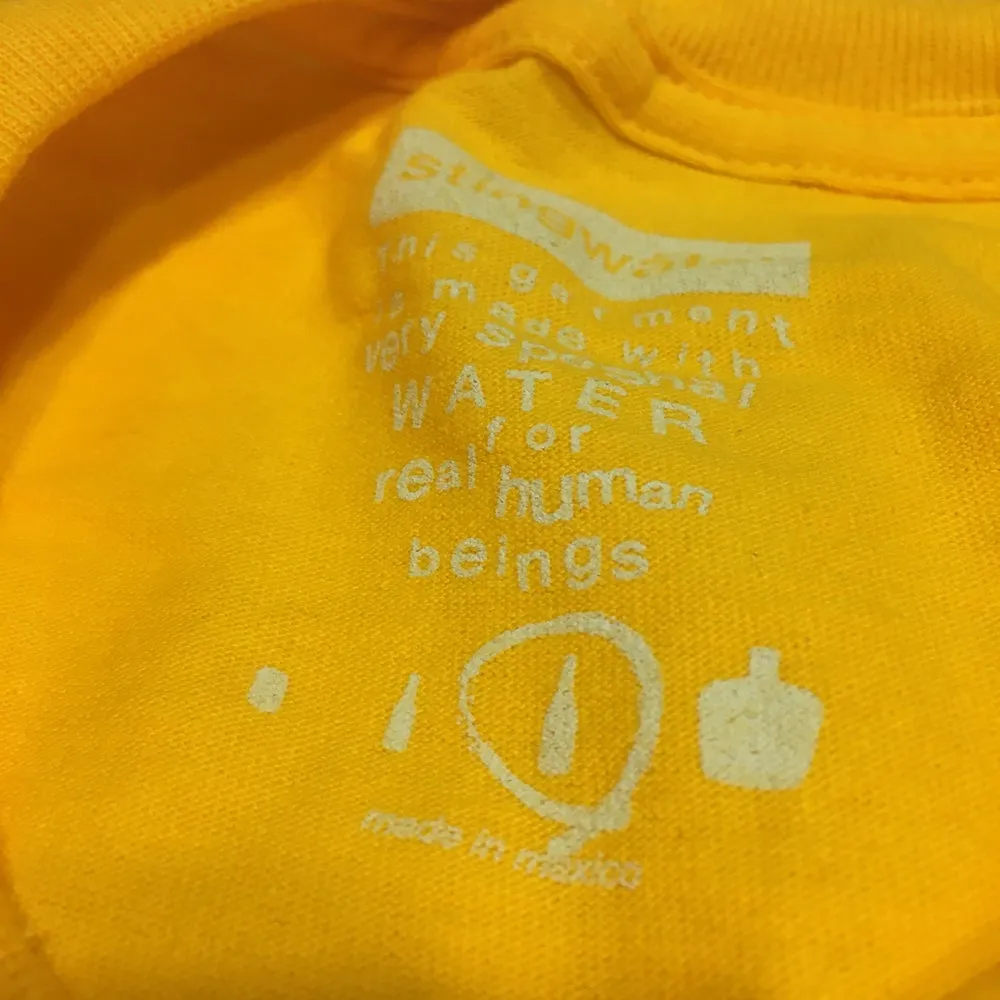 Shall never perish T shirt golden yellow