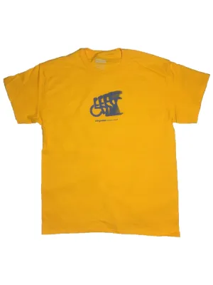 Shall never perish T shirt golden yellow