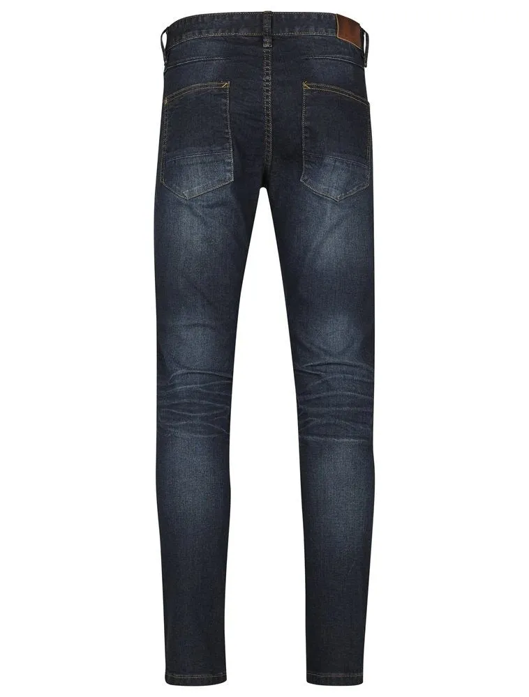 Shine Original Nohavice Tapered Fit Jeans Night Ocean