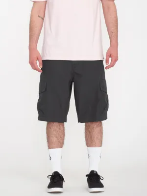 Short cargo Grande Barracks 22" - BLACK ASPHALT