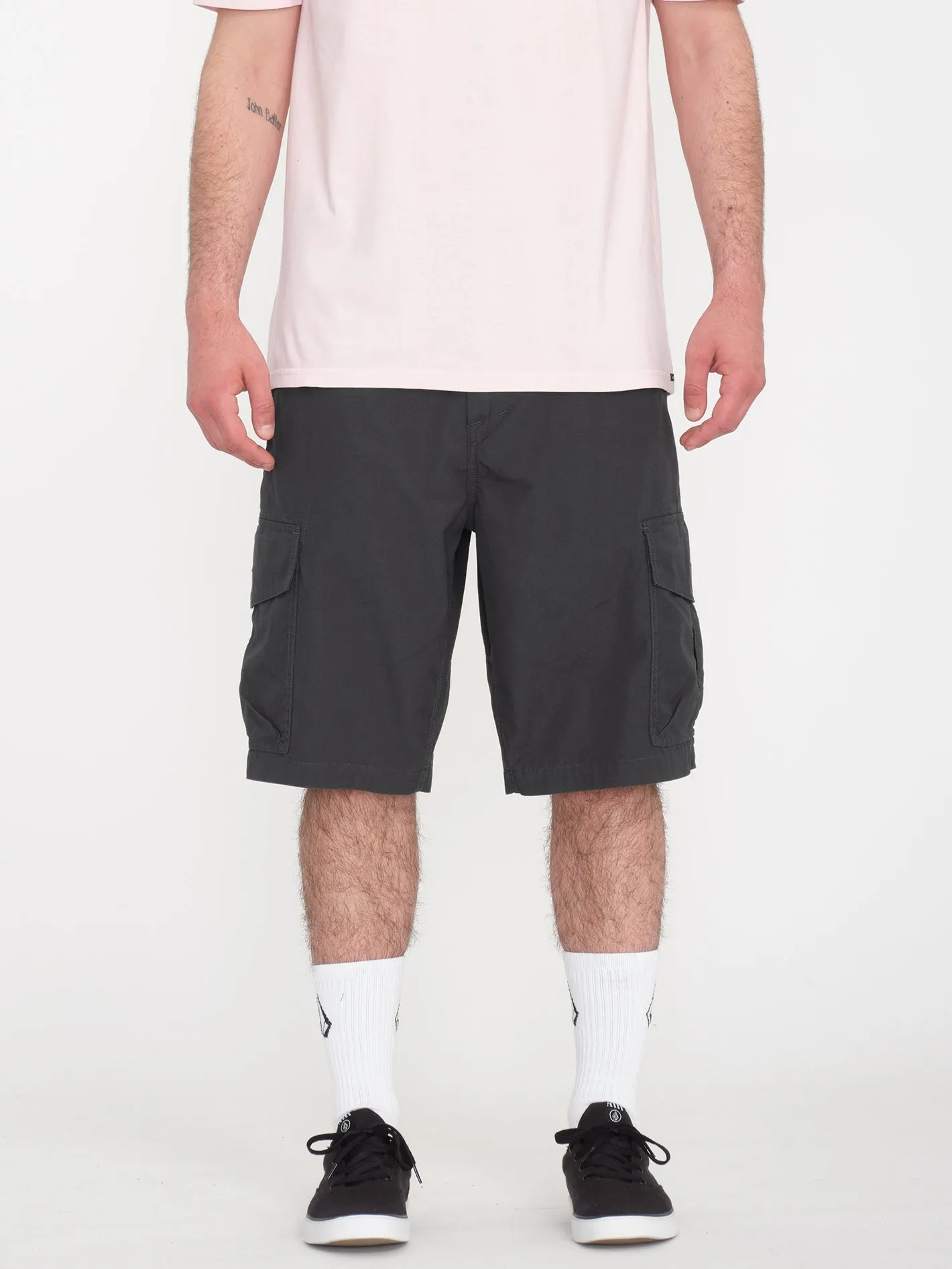 Short cargo Grande Barracks 22" - BLACK ASPHALT