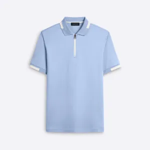 Short Sleeve Quarter Zip Polo