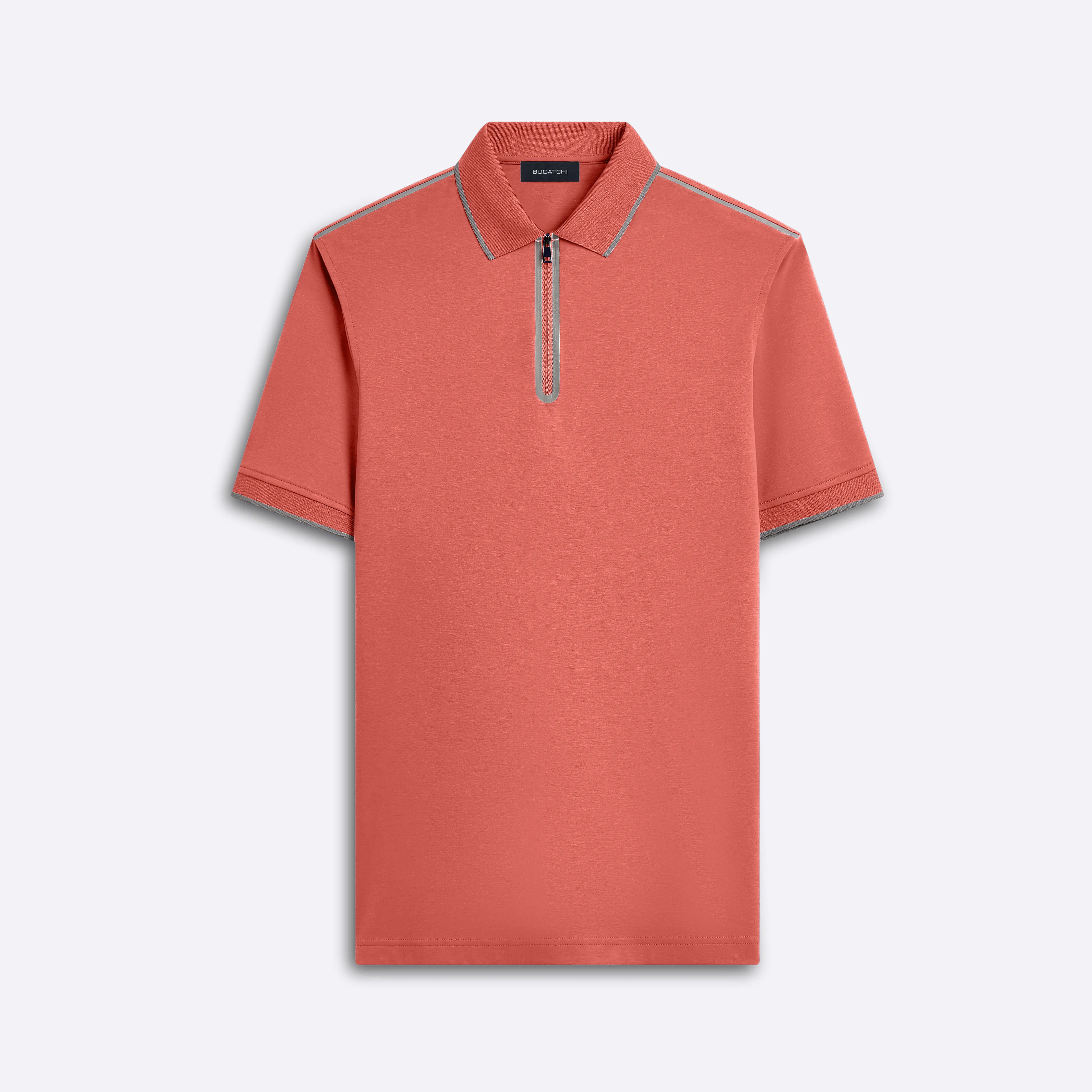 Short Sleeve Quarter Zip Polo