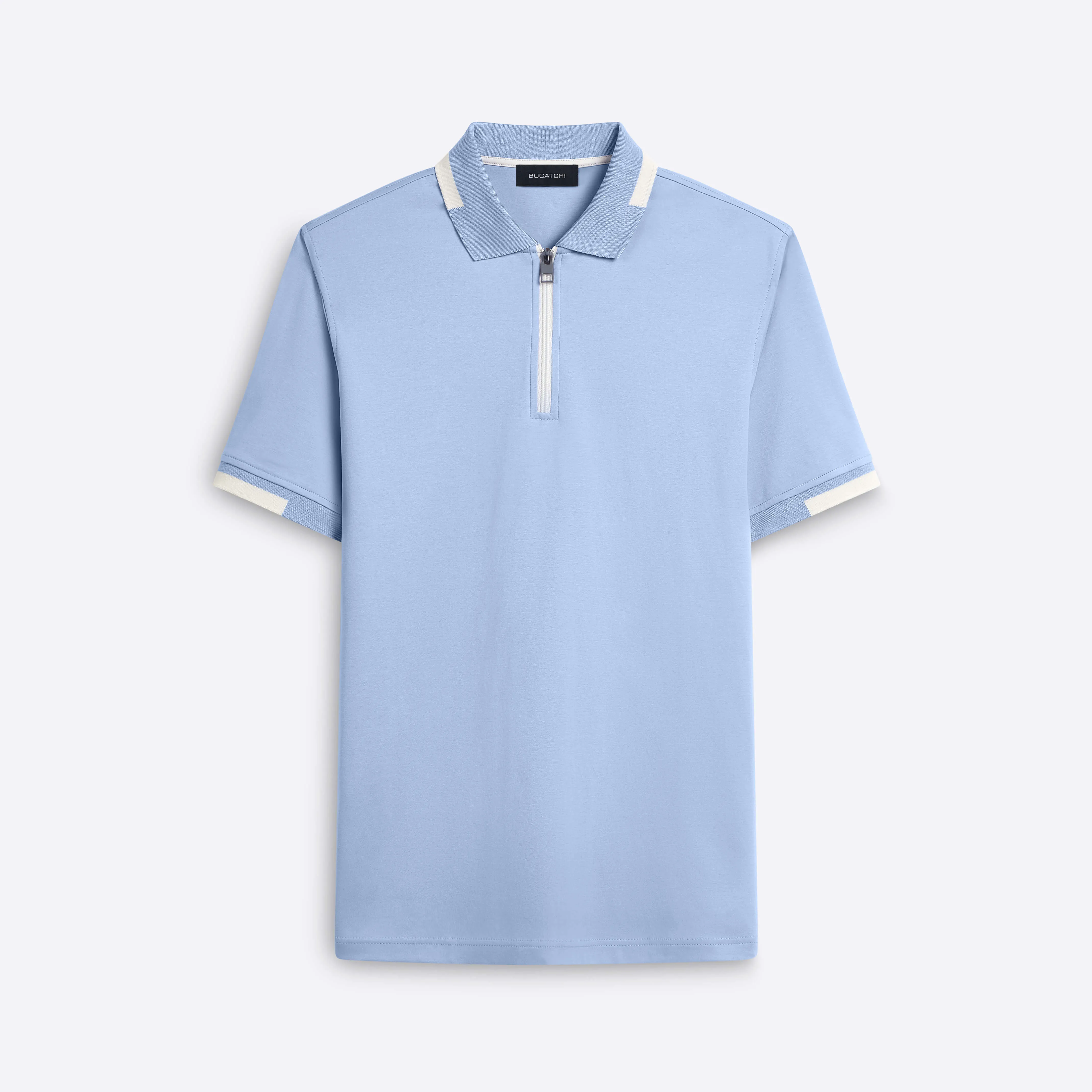 Short Sleeve Quarter Zip Polo