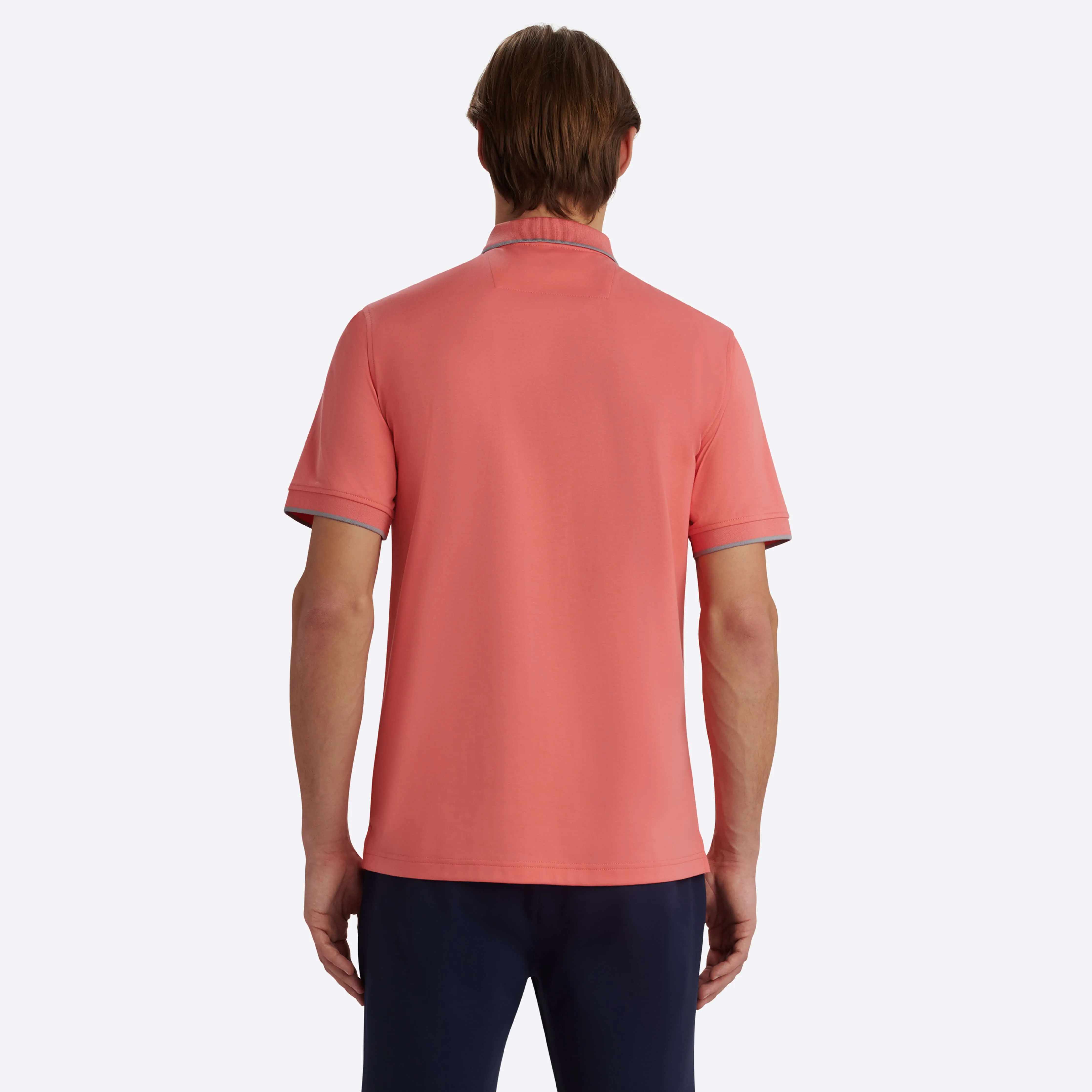 Short Sleeve Quarter Zip Polo