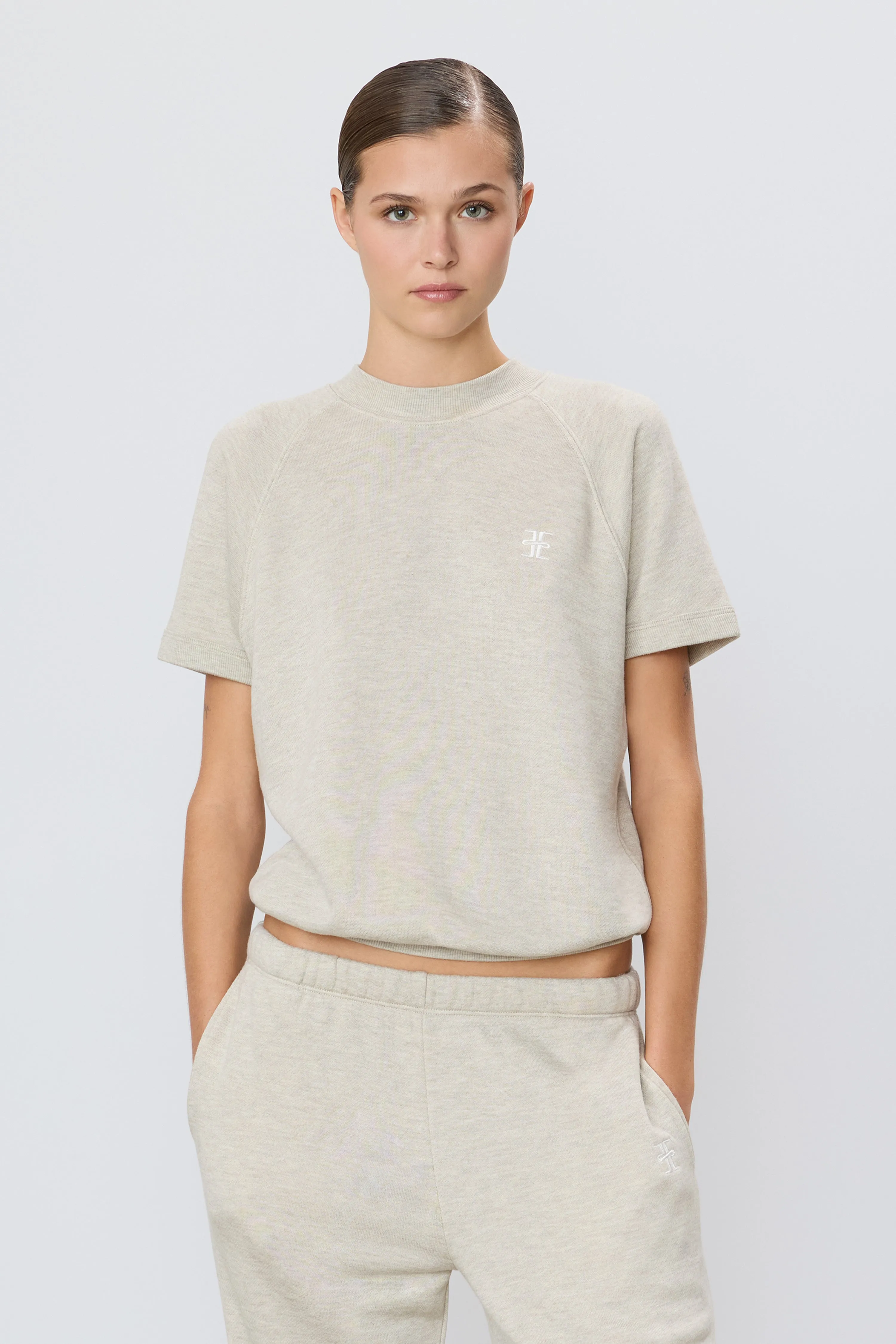 Short Sleeve Raglan Sweatshirt