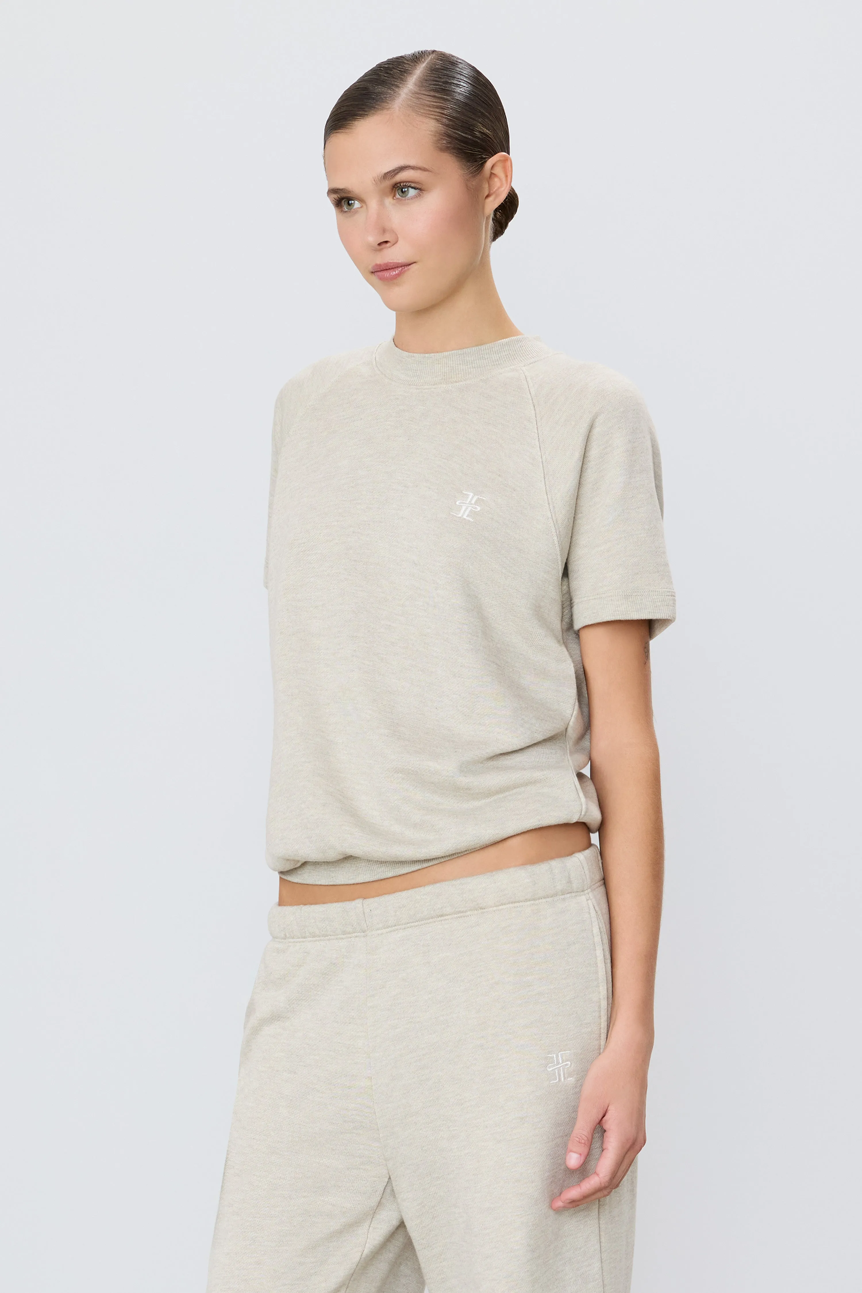 Short Sleeve Raglan Sweatshirt