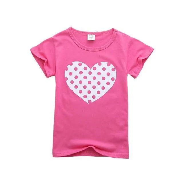 Short Sleeved Toddler Cotton T-shirt