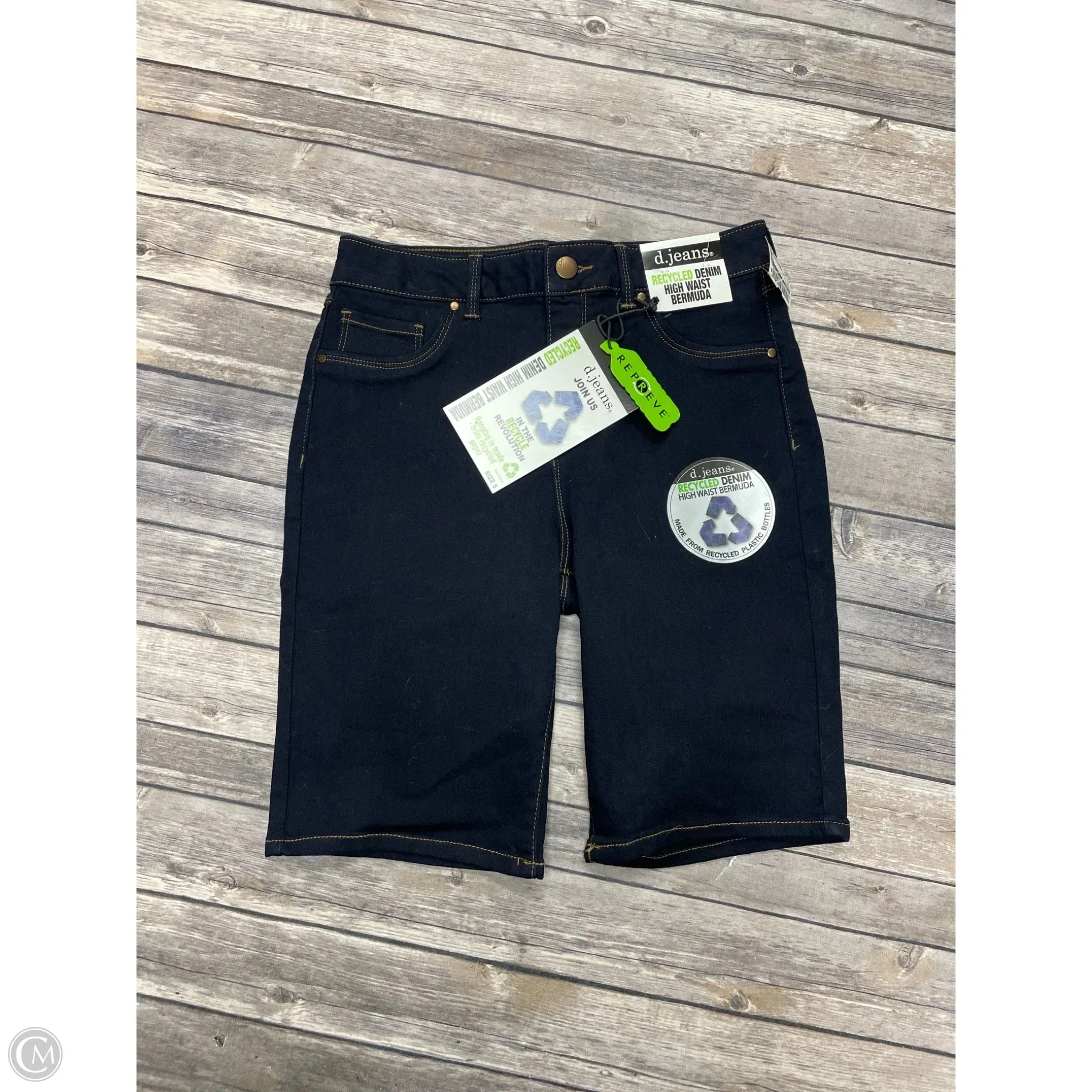 Shorts By D Jeans In Blue Denim, Size: 8