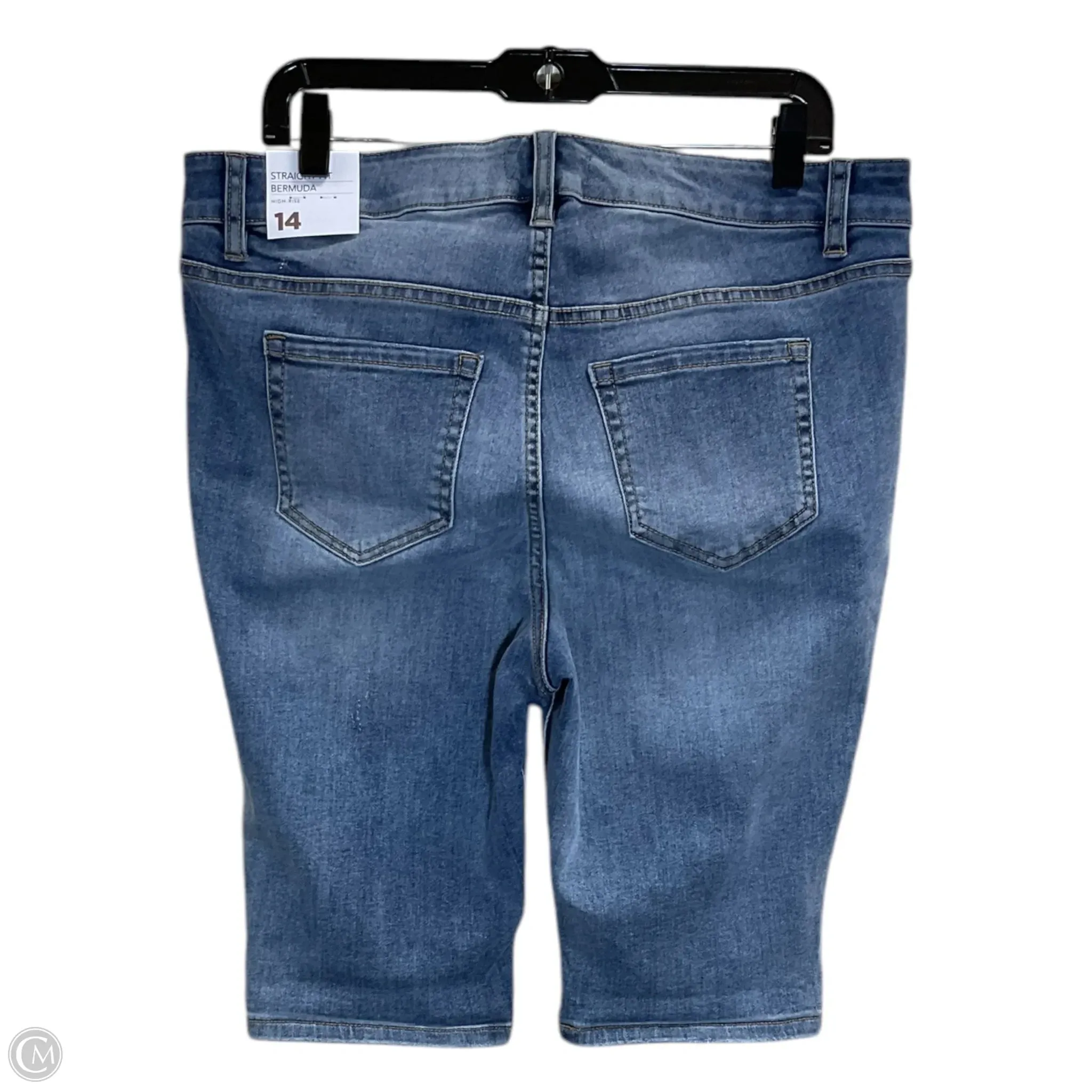 Shorts By Lane Bryant In Blue Denim, Size: 14