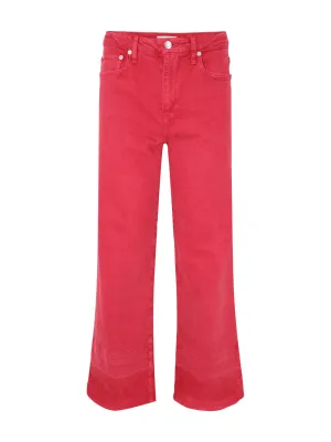 Simkhai Jude Long Straight Leg Jeans Cherry