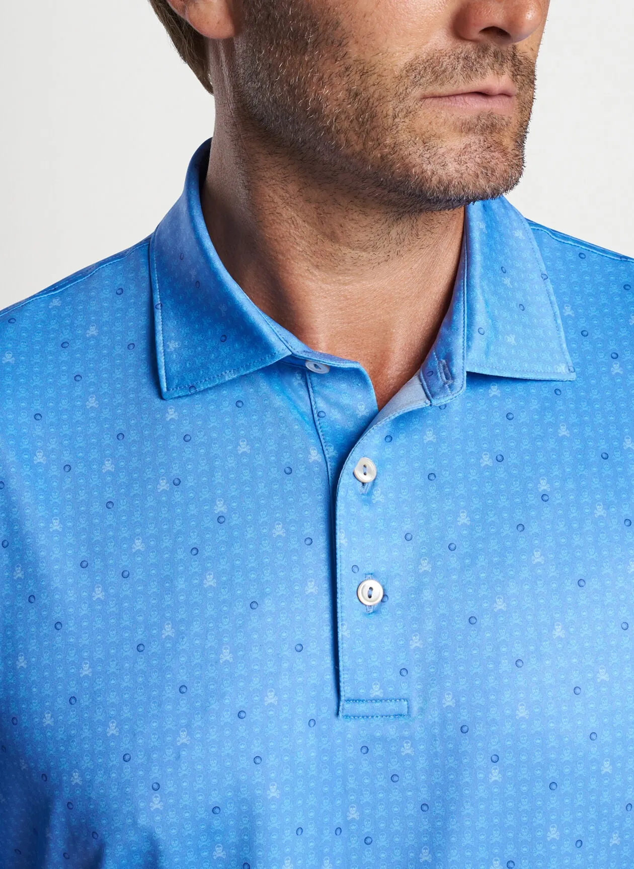 Skull In One Performance Jersey Polo