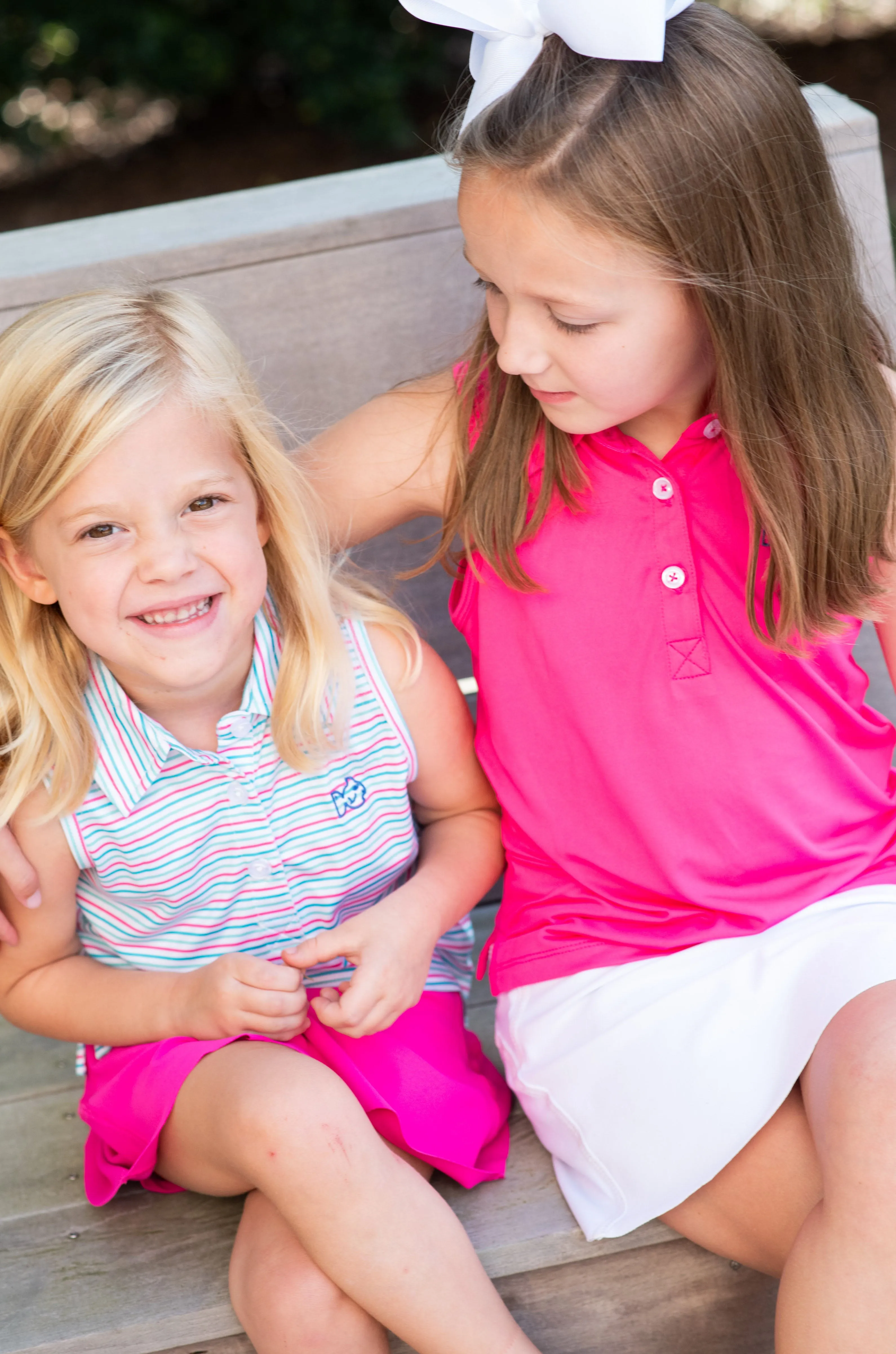 Sleeveless Pro Performance Polo in Cheeky Pink