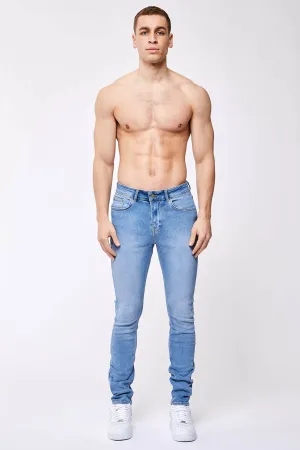 SLIM-FIT JEANS - ESSENTIAL BLUE DENIM