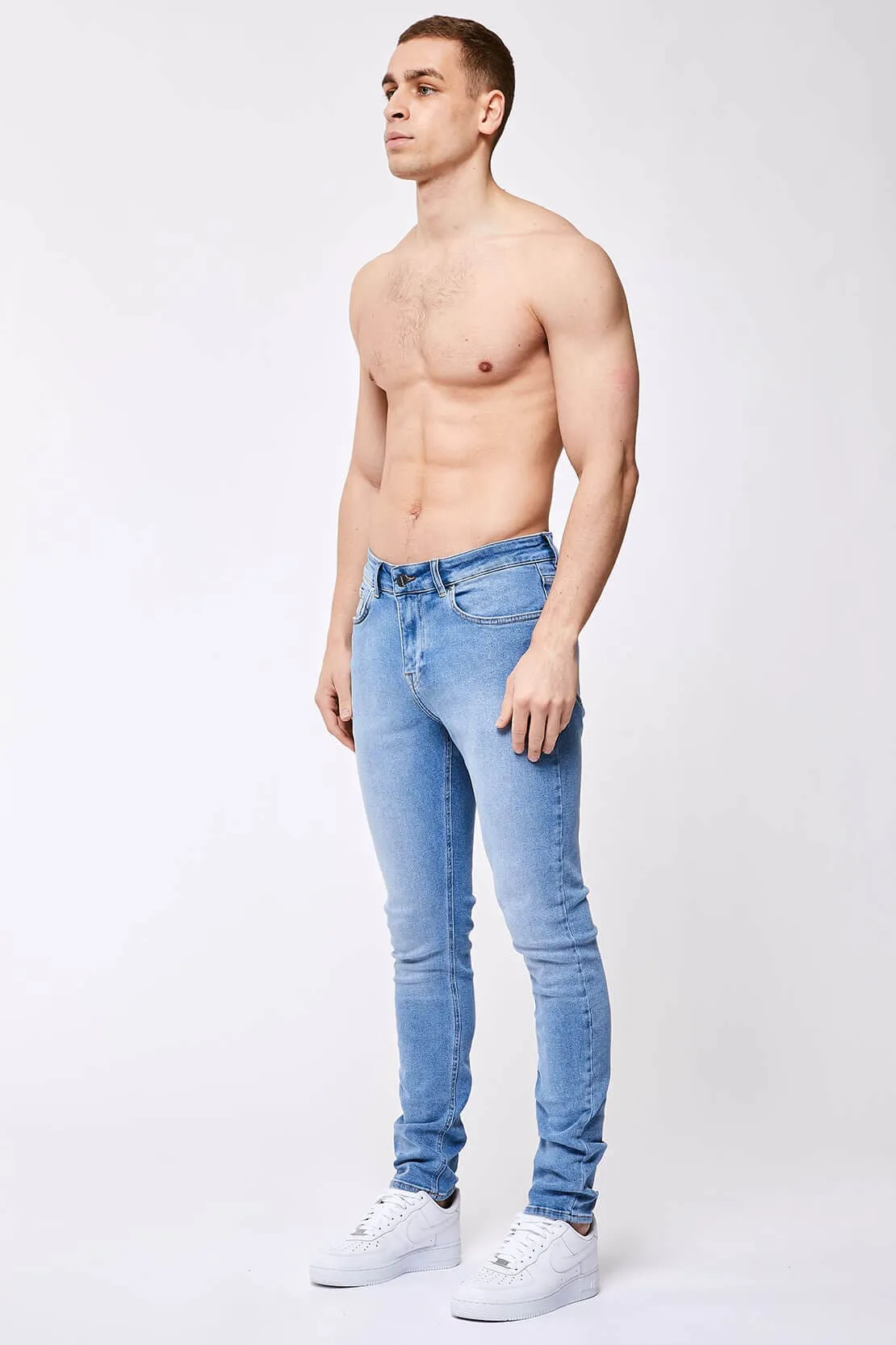 SLIM-FIT JEANS - ESSENTIAL BLUE DENIM