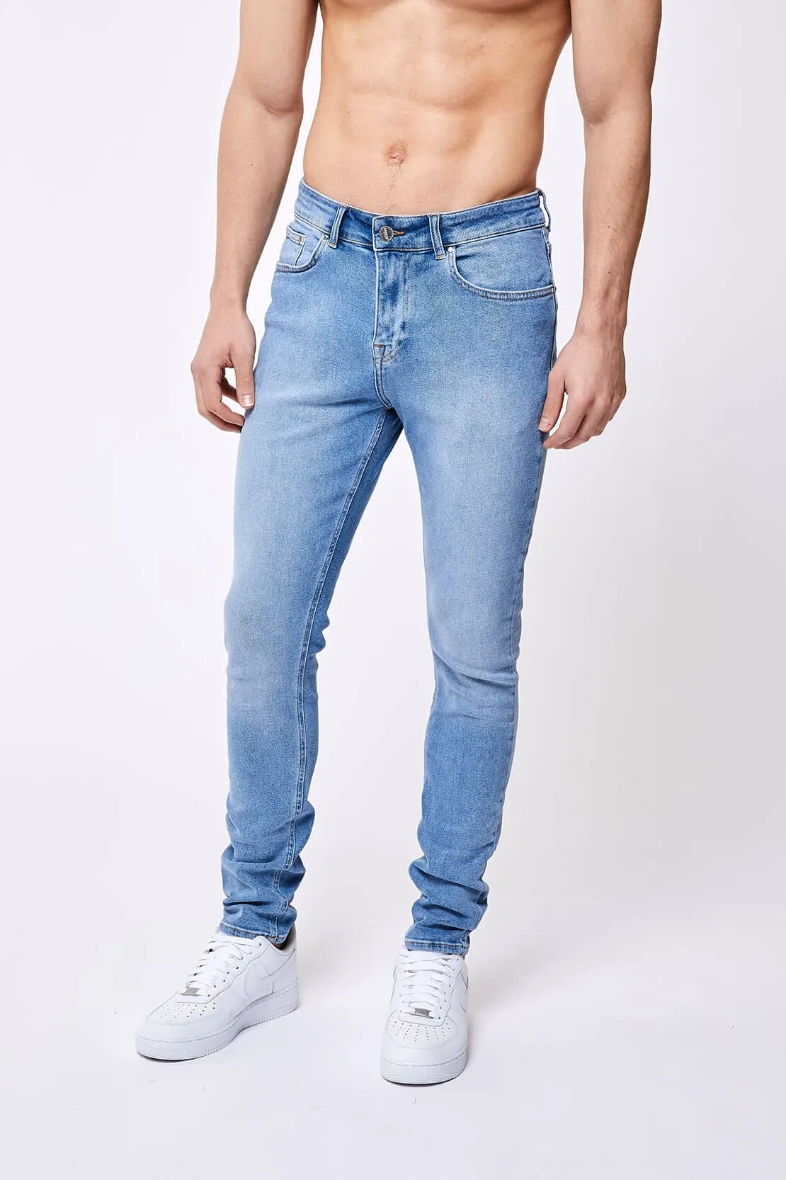 SLIM-FIT JEANS - ESSENTIAL BLUE DENIM