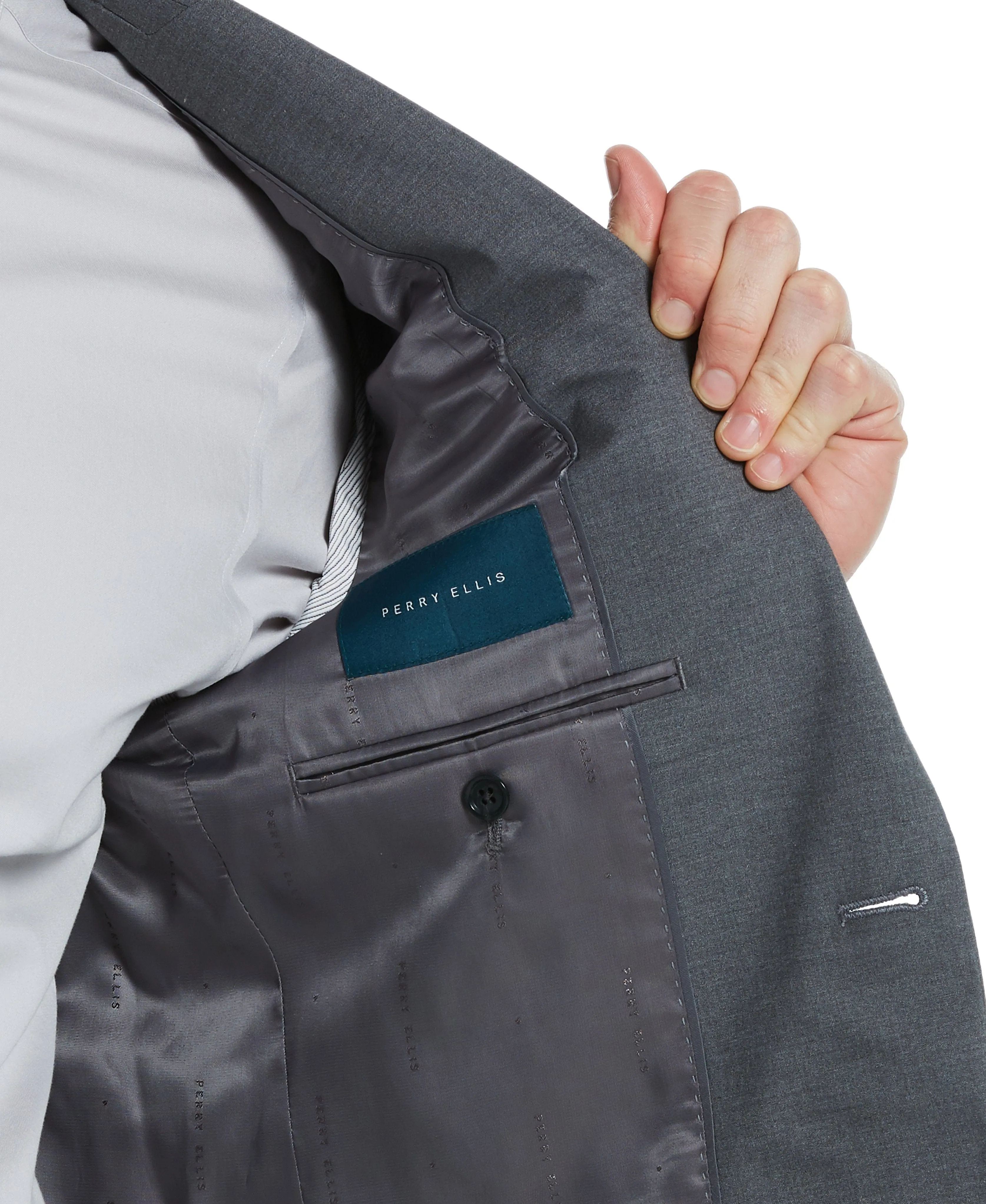 Slim Fit Solid Suit Jacket