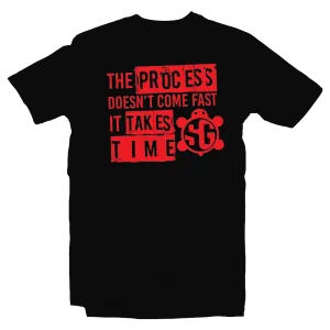 SlowGrind™️ Trust The Process Tee (Black/Red)