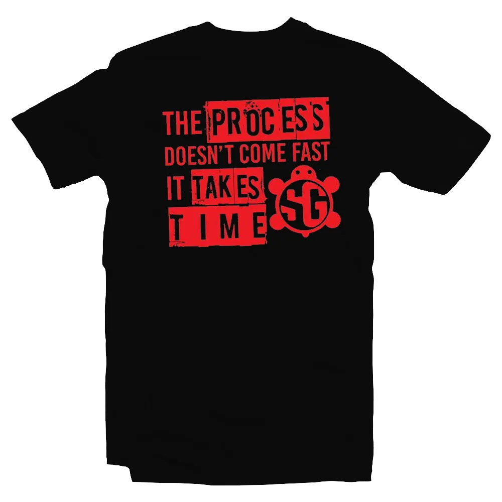 SlowGrind™️ Trust The Process Tee (Black/Red)