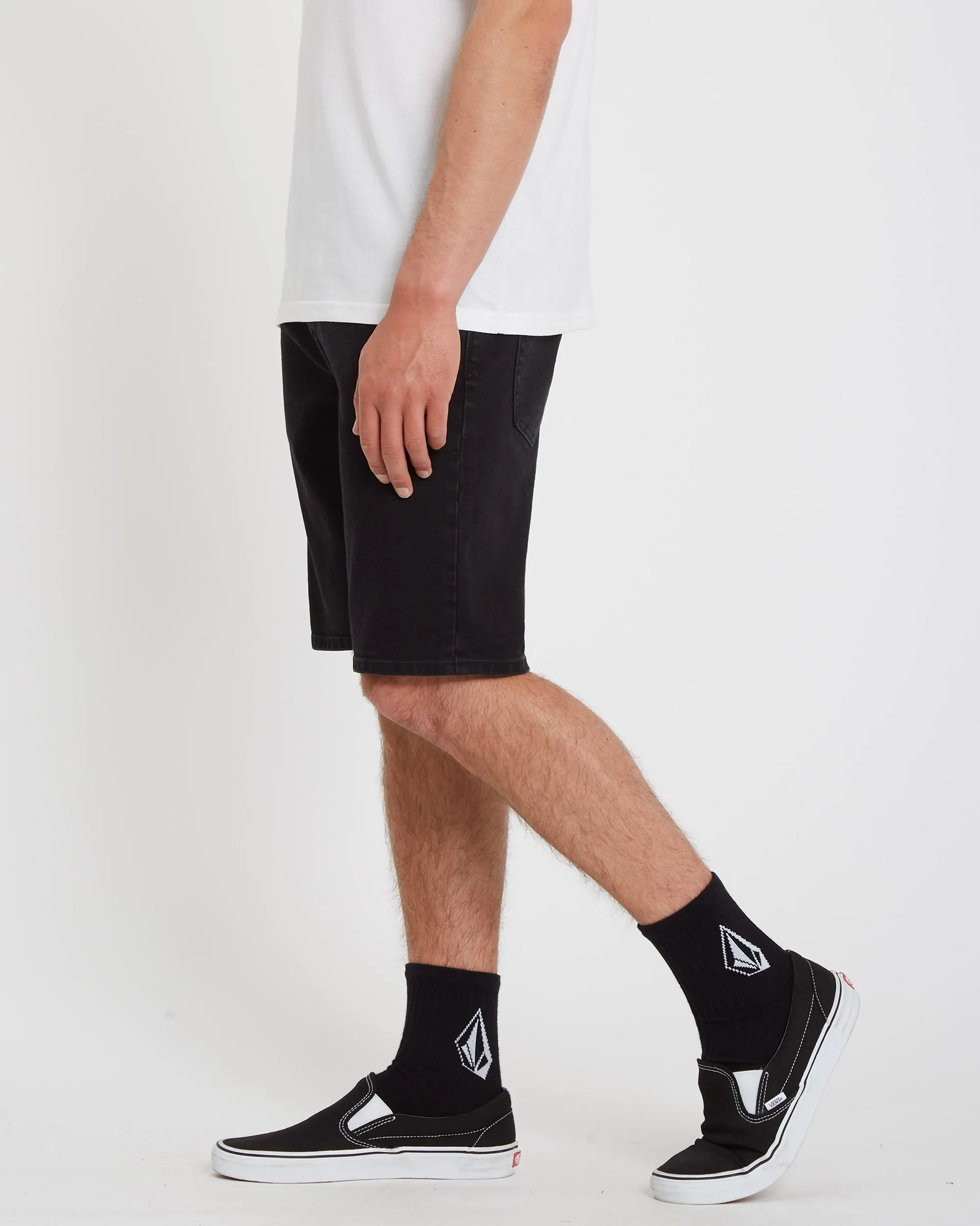 Solver Denim Shorts - BLACK OUT