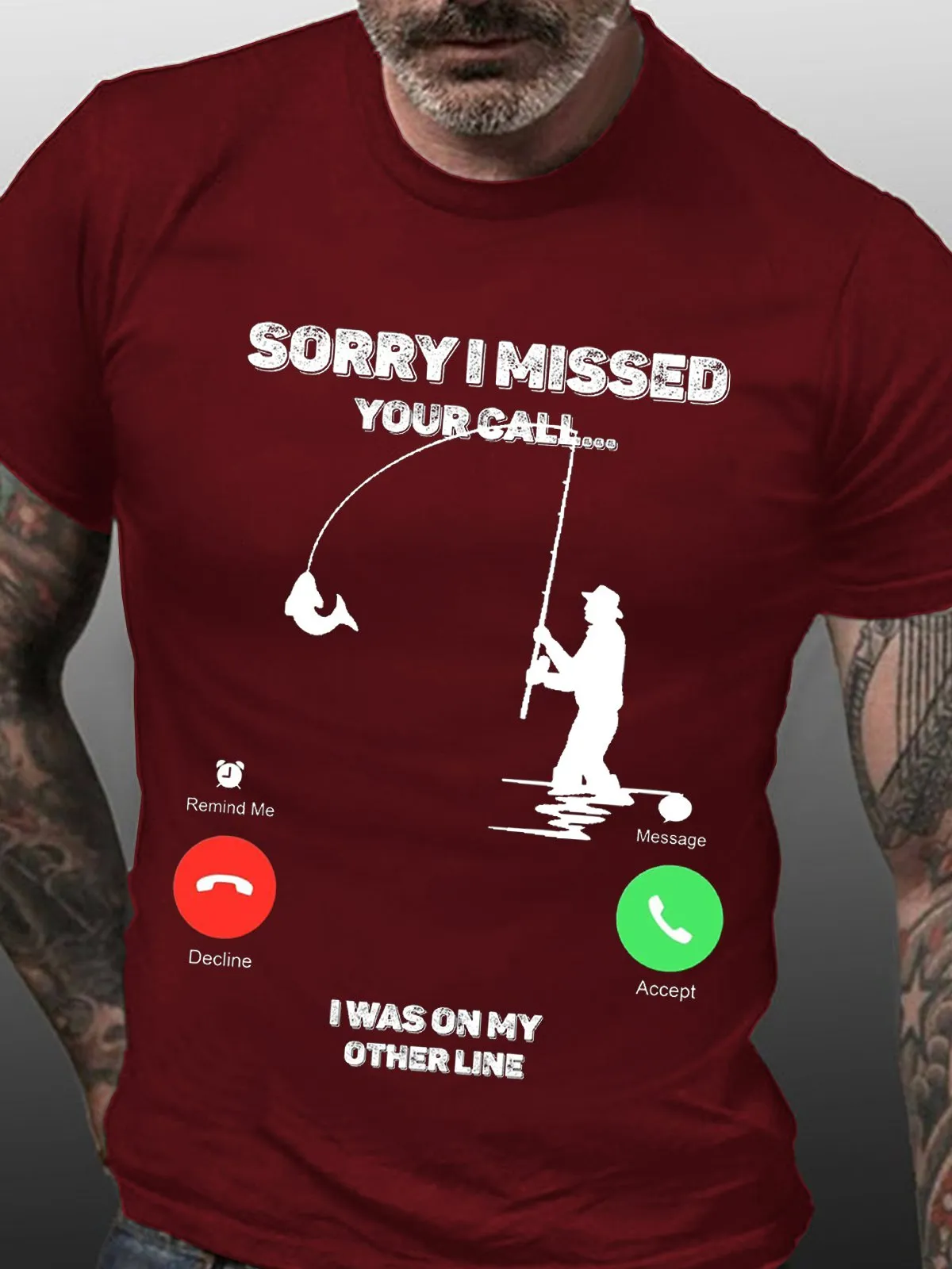 Sorry I Miss Your Call I Was On My Other Line Funny Words Casual Tshirts