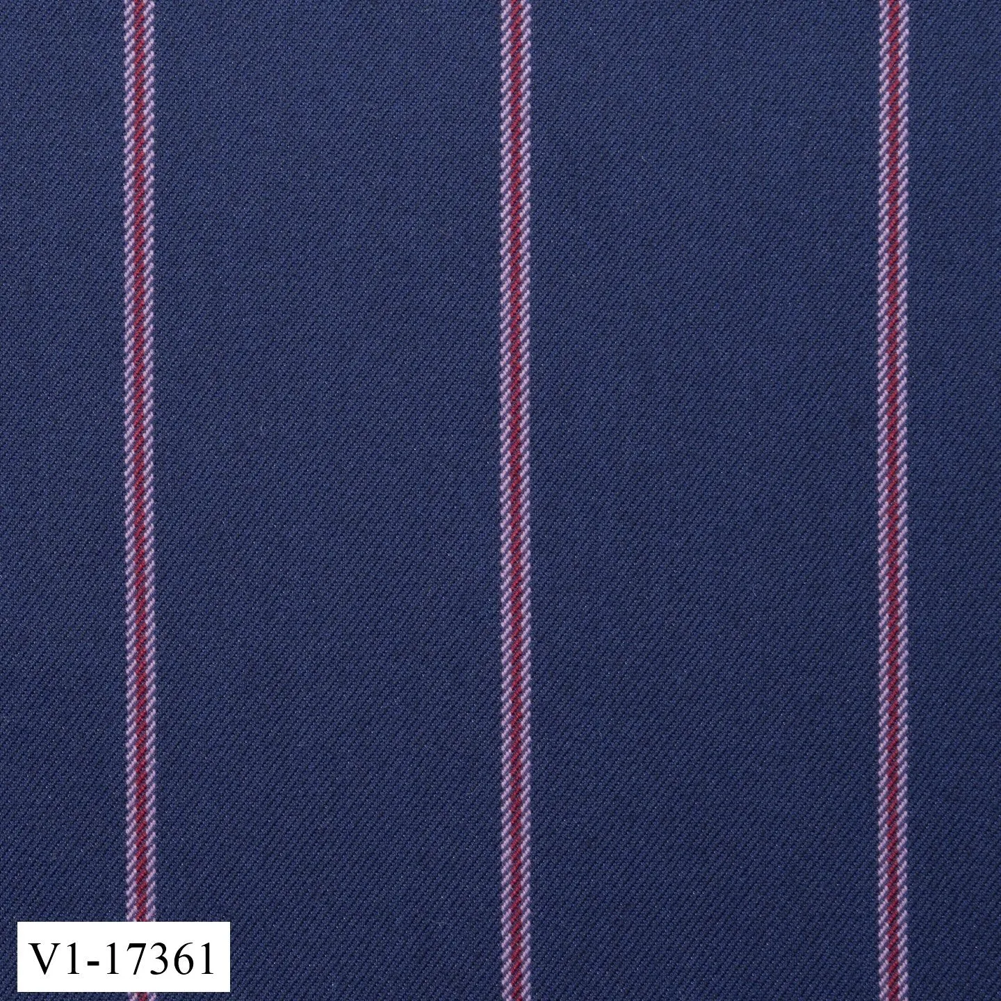 Space Blue Wide Stripe Suit
