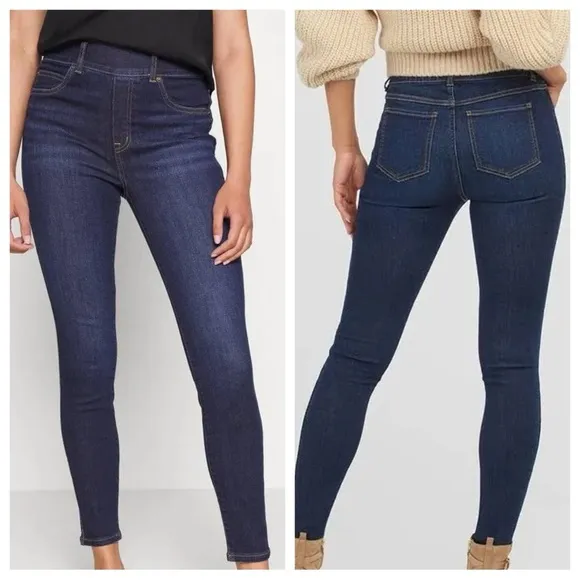 Spanx Shape ankle length skinny jeans size medium petite