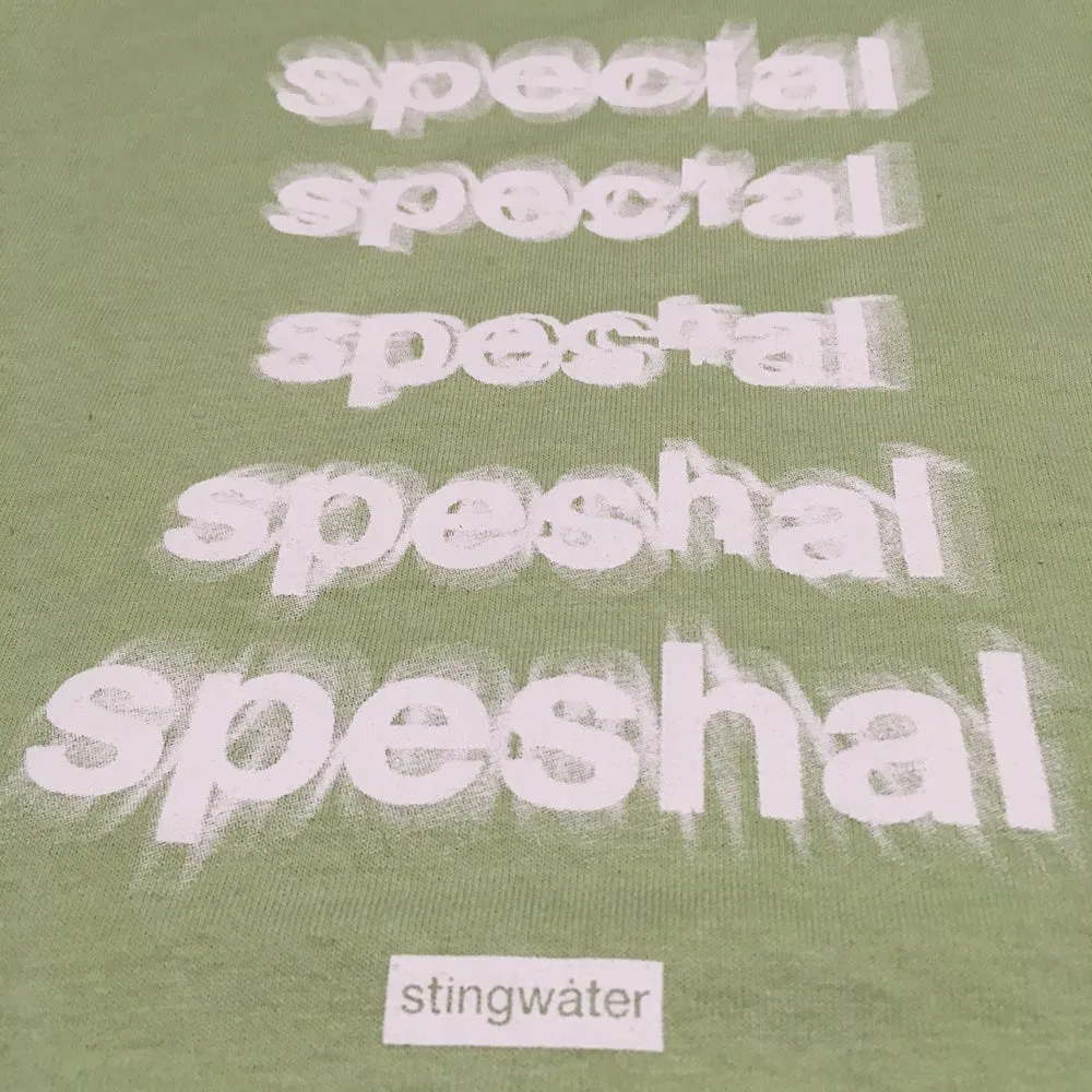 Speshal t shirt pistachio