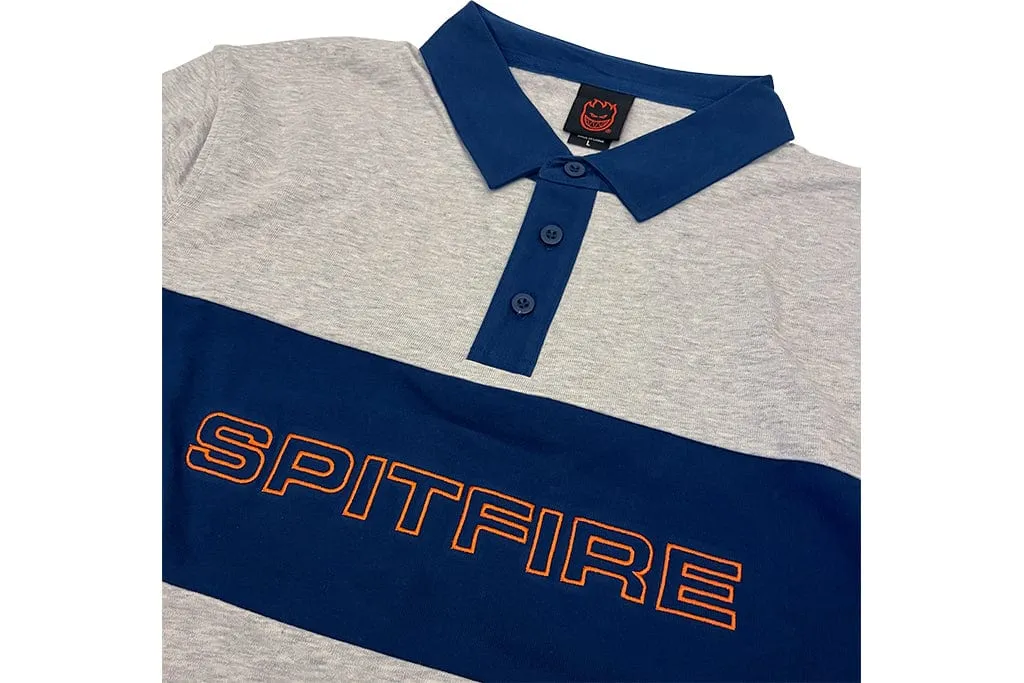 Spitfire Geary Rugby Shirt Heather Navy