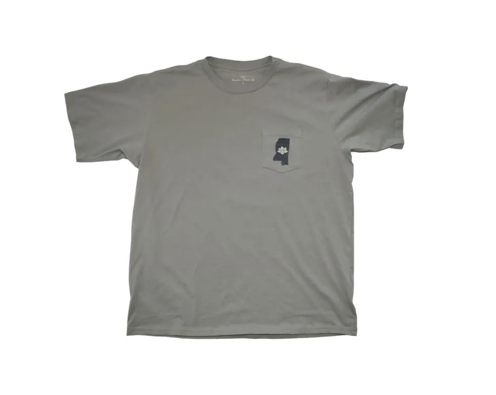 Splatter State Mississippi-Grey Final Sale