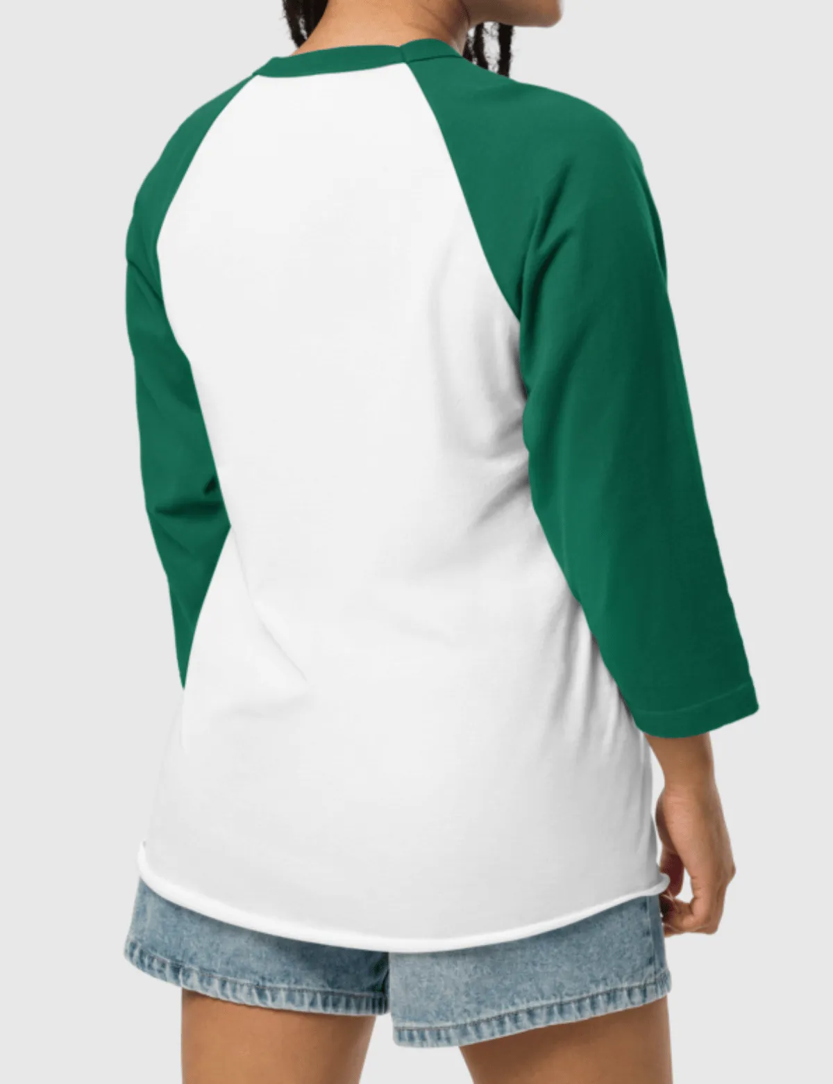 Squid Game: The Challenge Player Raglan Shirt [White/Kelly] - Player 232