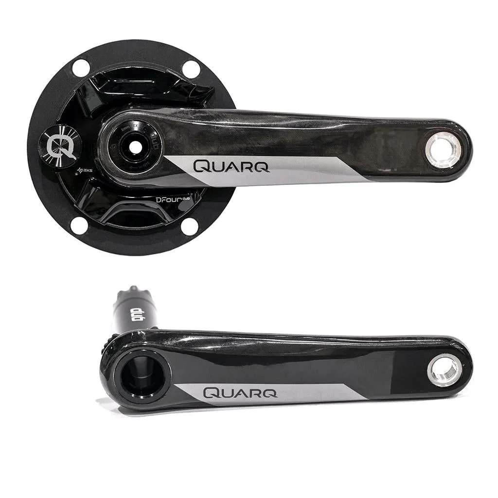 SRAM QUARQ Dub DFour Power Meter Crankset - Shimano 4 Bolt
