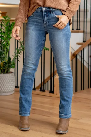 Starlight Steps Tummy Control Mid Rise Straight Leg