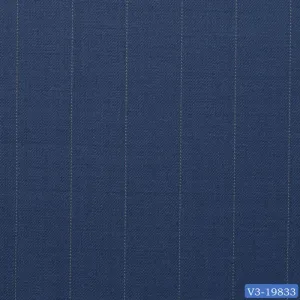 Steel Blue Dotted Stripe Suit