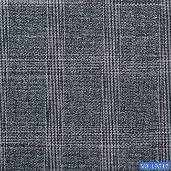 Steel Grey Prince of Wales Check Suit