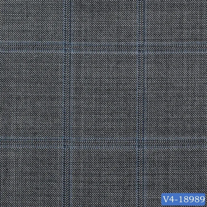 Steel Grey Windowpane Suit