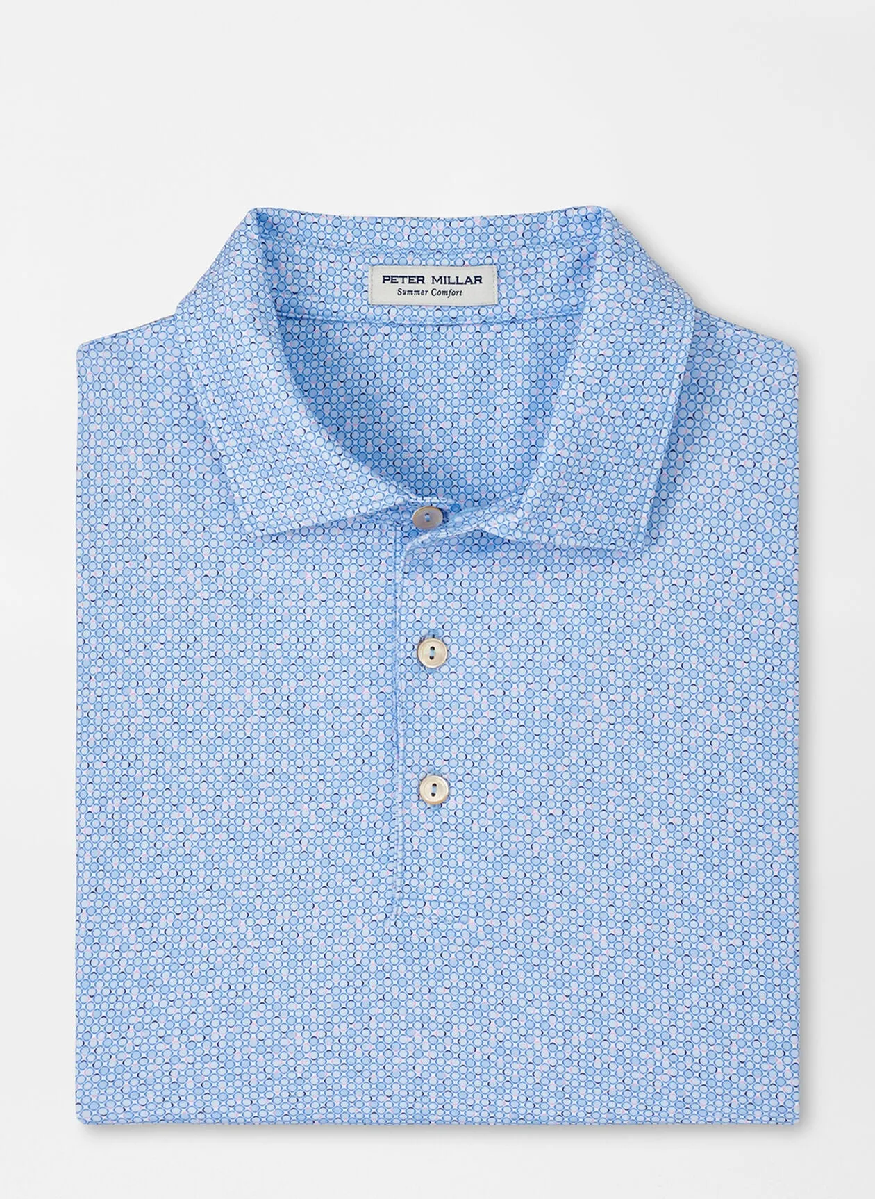 Sterling Performance Jersey Polo- Cottage Blue