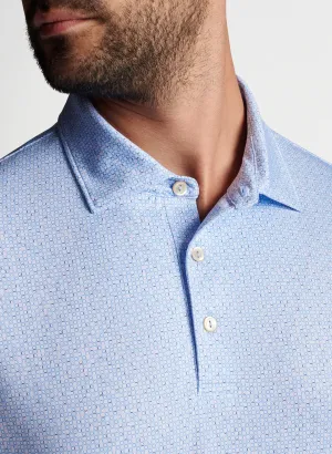 Sterling Performance Jersey Polo- Cottage Blue