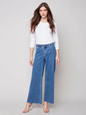 Straight Wide Leg Pant