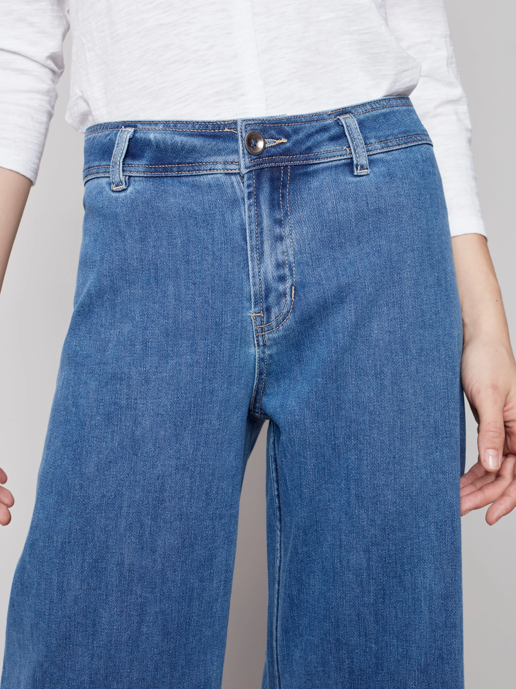 Straight Wide Leg Pant