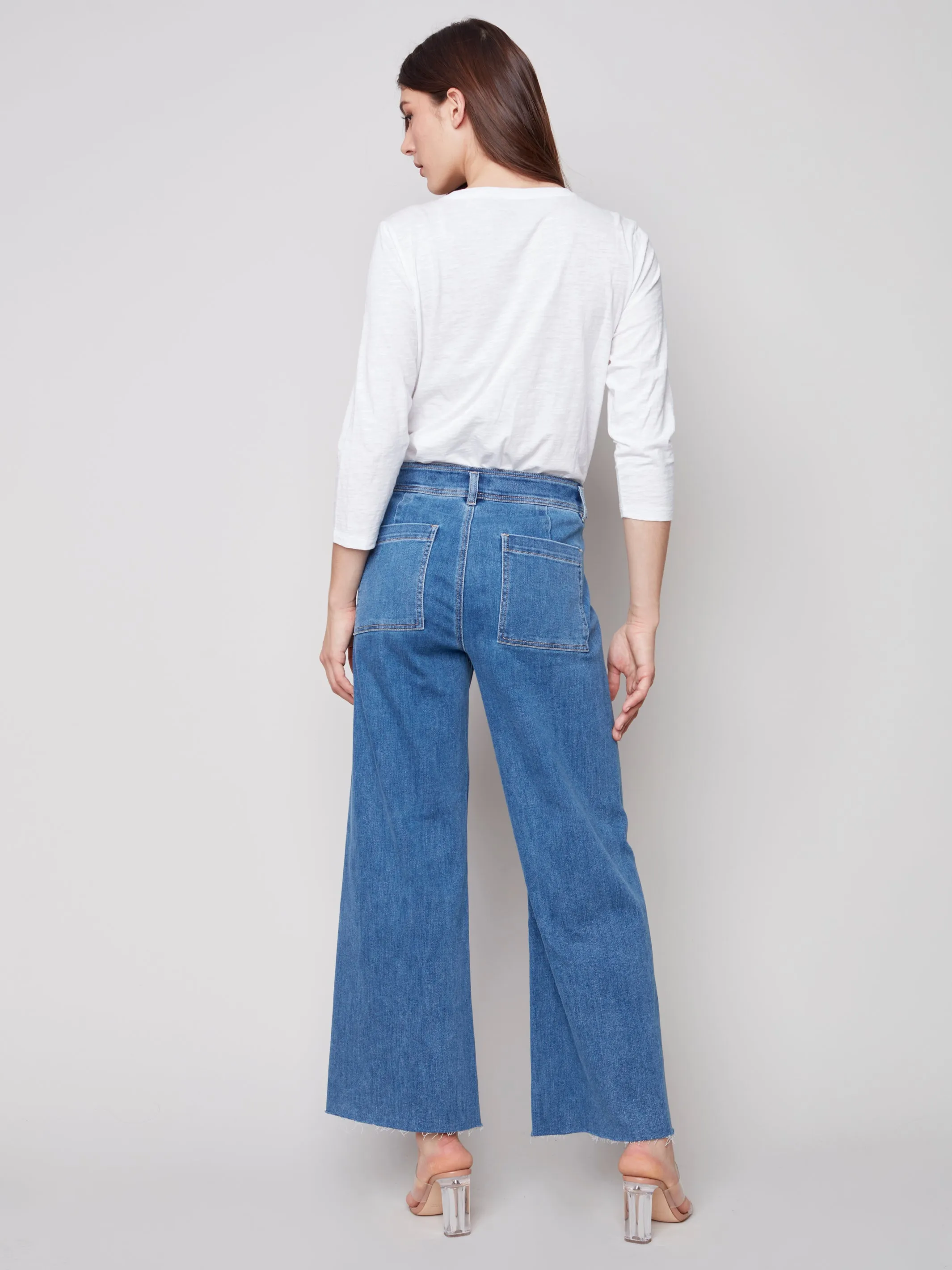 Straight Wide Leg Pant