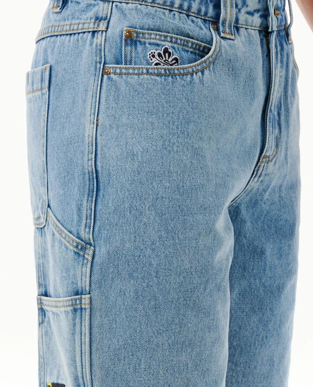 SUPER COMPUTER DENIM WALKSHORT - WASHED BLUE