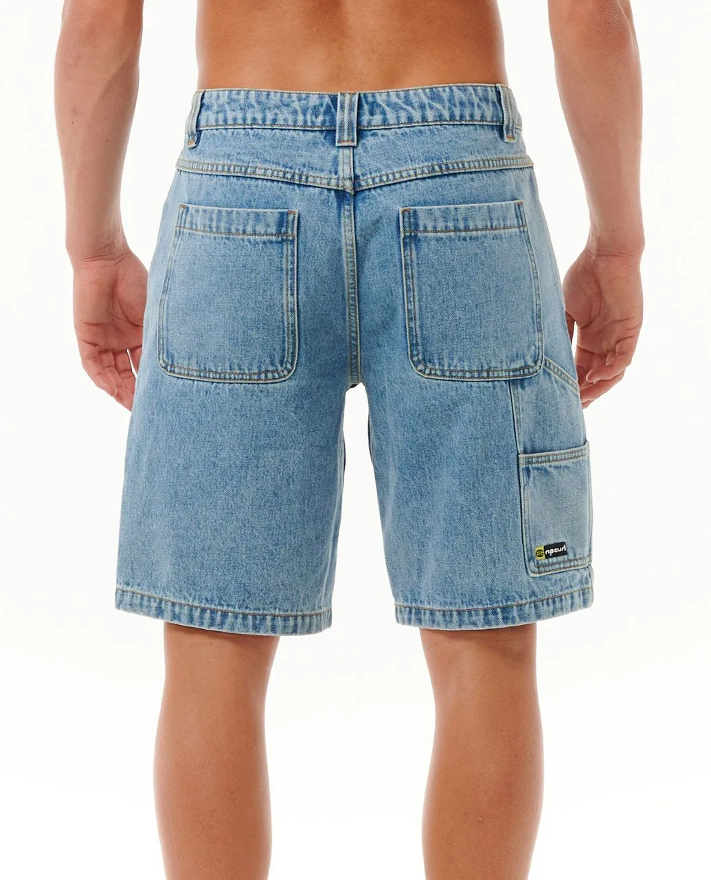 SUPER COMPUTER DENIM WALKSHORT - WASHED BLUE