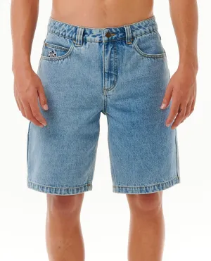 SUPER COMPUTER DENIM WALKSHORT - WASHED BLUE