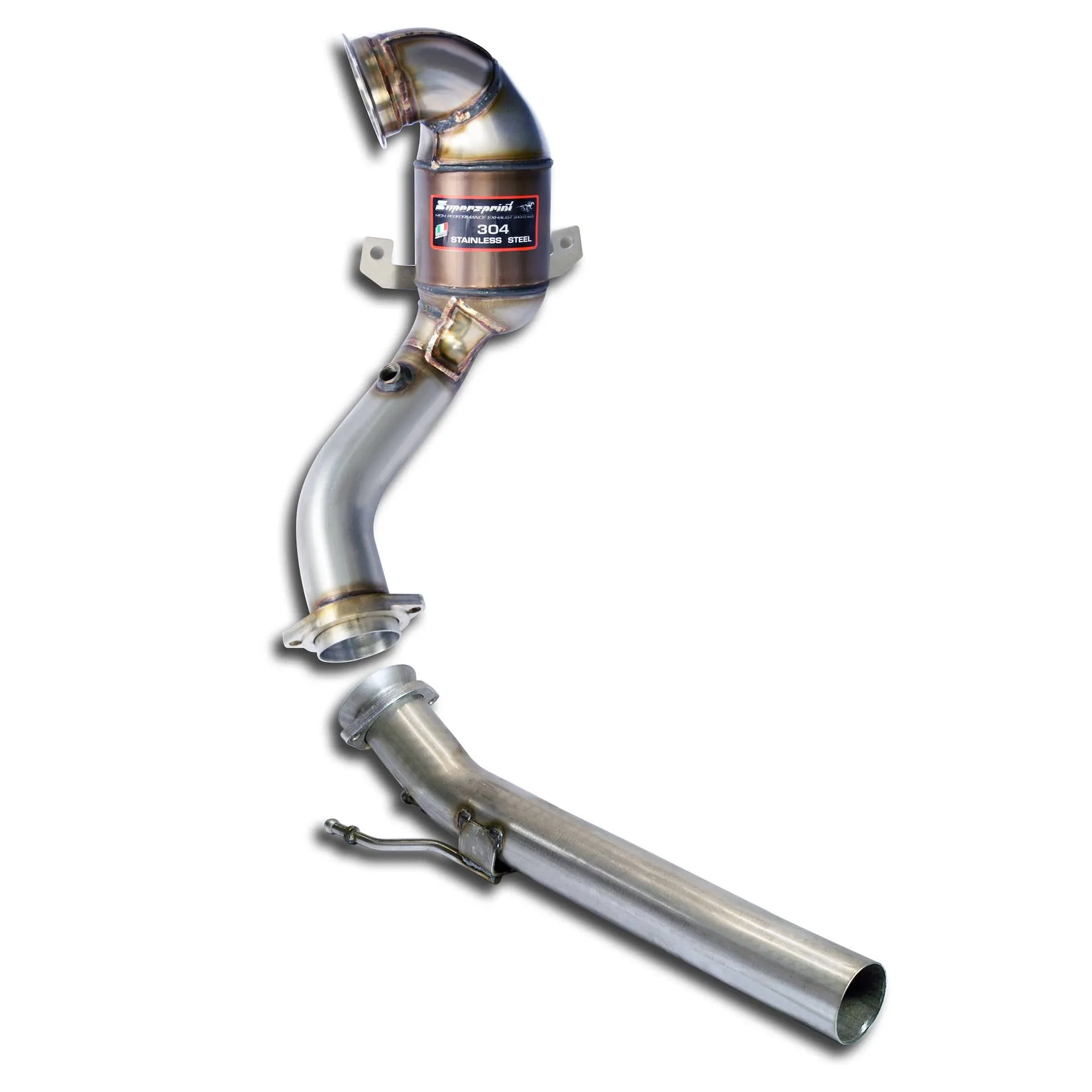 Supersprint VW POLO 2G GTI 2018 -> Turbo Downpipe Kit   Metallic Catalytic Converter Wrc 100Cpsi