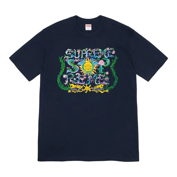 Supreme Crest Tee- Navy